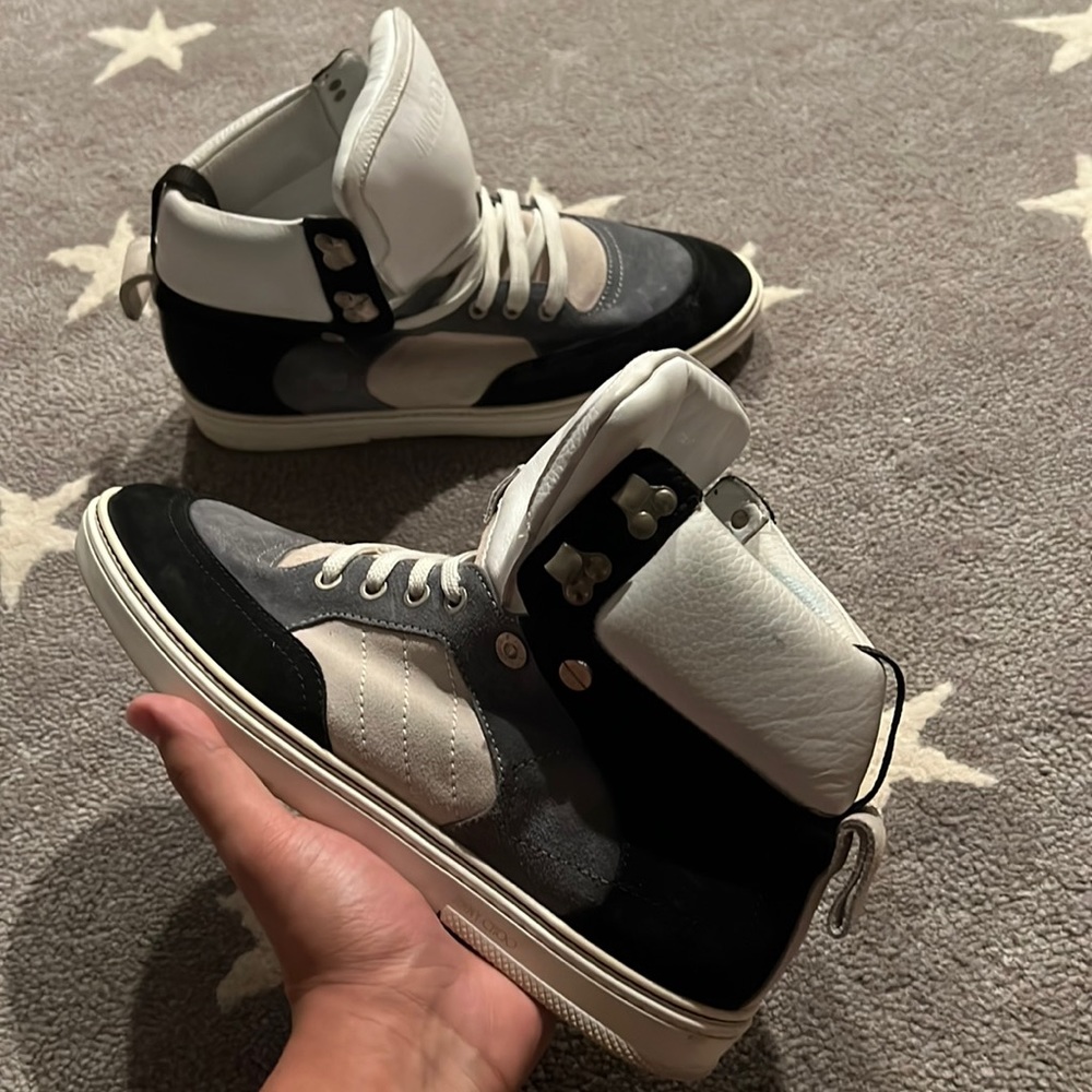 Jimmy Choo Bradley Colorblock High Top Sneaker Size 43.5